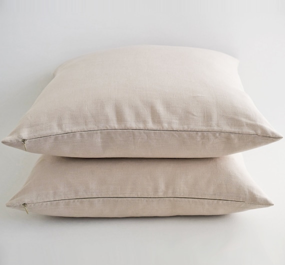 One LINEN Pillow Covers Wholesale CUSTOM Linen Pillow Covers 24x24 22x22 20x20 18x18 16x16 26x26 28x28 30x30 12x18 12x36 Lumbar Pillow Cover Etsy