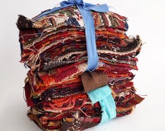 SALE Hand Woven Natural Wool Fabric Remnants, Kilim Scraps, Ebrodered, Kilim Bundle, Kilim Remnants Pack, Kilim Pieces For Patchwork