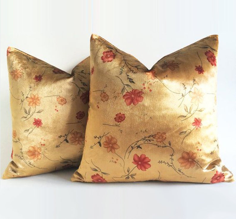 SALE Gold Velvet Pillow Covers Etsy Canada