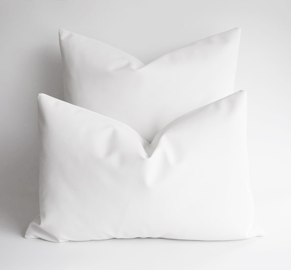 Buy White Leather Sofa Pillows faux Leather Pillows white Leather Pillow faux Leather White Throw Pillows faux Leather White Decorative Cushions Online in India Etsy