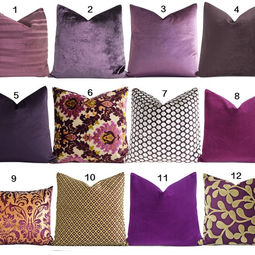 purple pillow protector