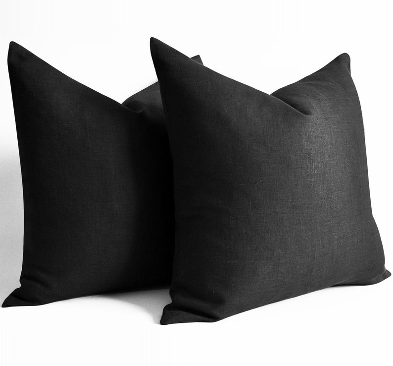 Black with Cherries Cotton Pillow Cover//16/" x 16/" or 18/"x18/"//