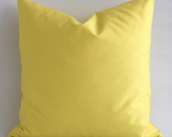 Light Yellow Throw pillow cover, Yellow Lumbar Throw Pillow 16,18,20,22,24 Butter yellow Throw pillow, Yellow Throw Pillow covers, Pale Yell