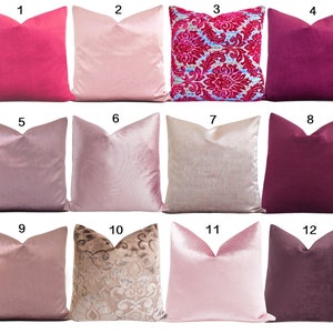 Wholesale! 12,14,16,18,20,22,24,26, Luxury Velvet Throw Pillows,Pink Pillows,Decorative Pillow,Velvet Cushion Case,Pink Velvet Pillow Covers
