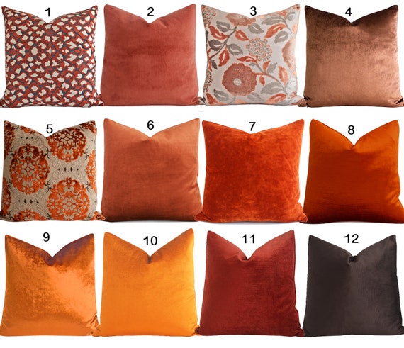 velvet throw pillows