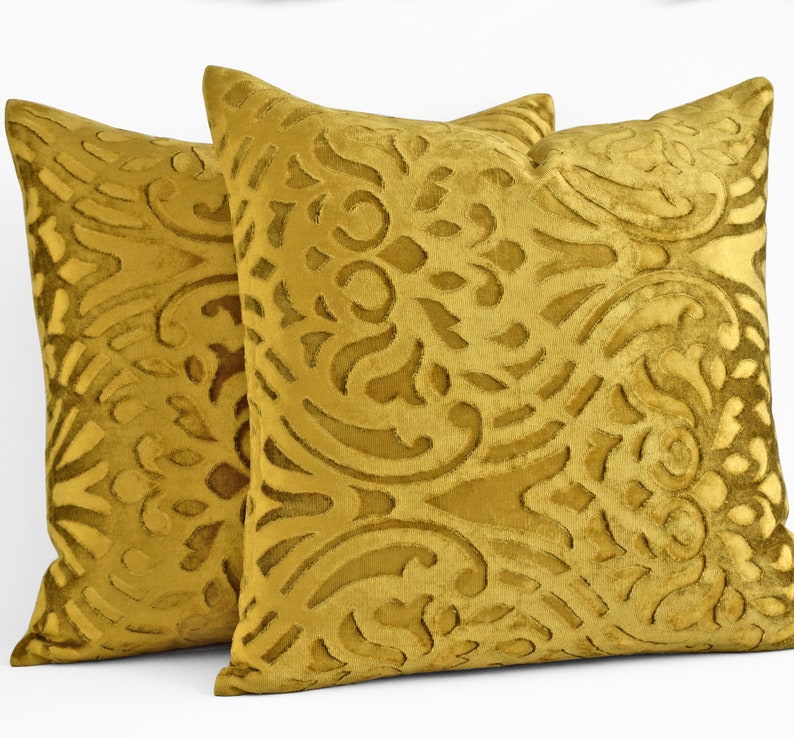 SALE Gold Velvet Pillow Covers Etsy