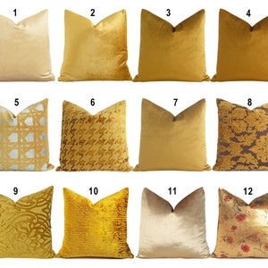 SALE! Gold Velvet Pillow Covers 12,14,16,18,20,22,24,26,28,30,36 cushion cover pillow covers gold sofa couch  farmhouse rustic sham lumbar