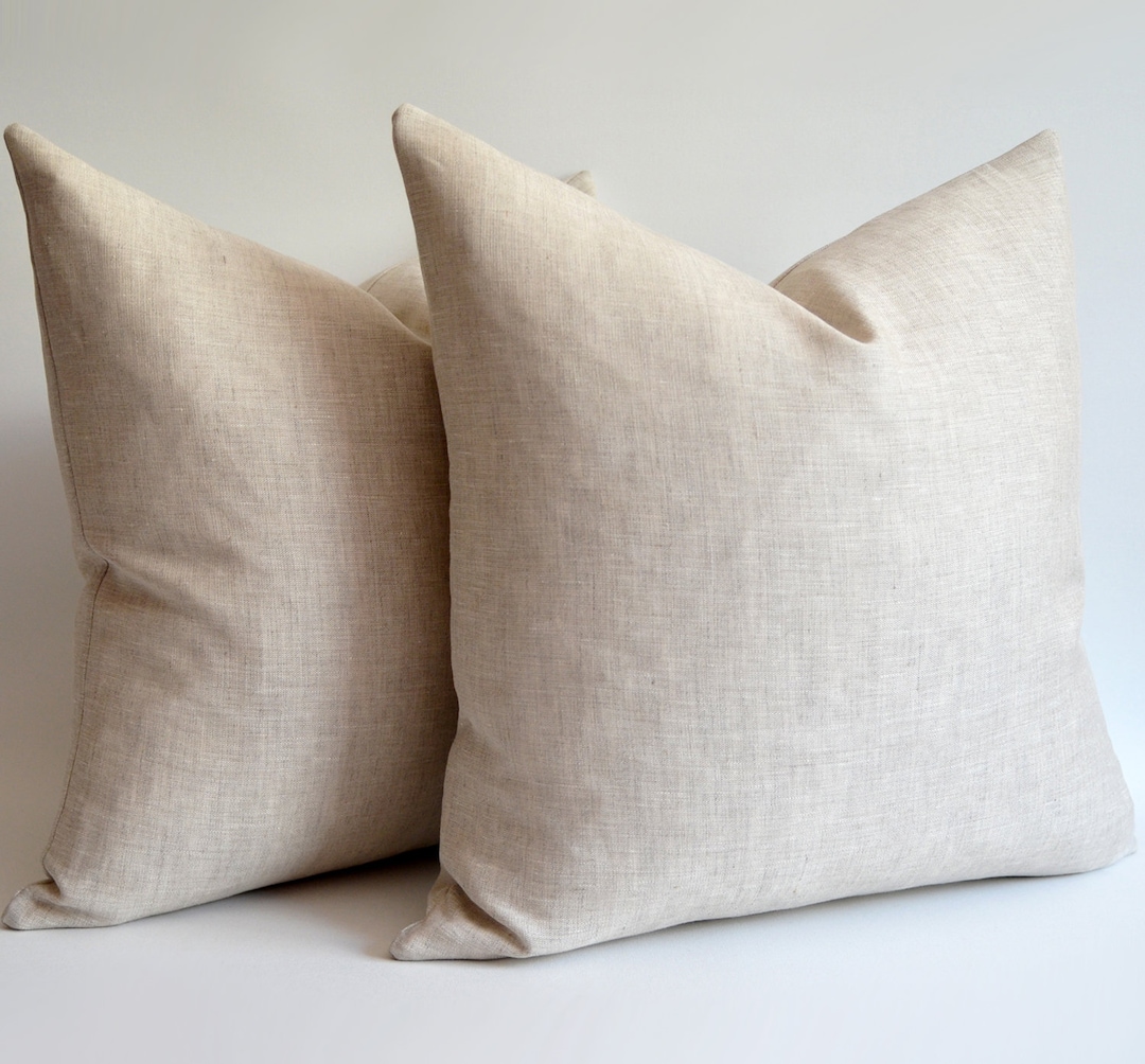 One LINEN Pillow Covers Wholesale CUSTOM Linen Pillow Covers 24x24 22x22 20x20 18x18 16x16 26x26 28x28 30x30 12x18 12x36 Lumbar Pillow Cover Etsy
