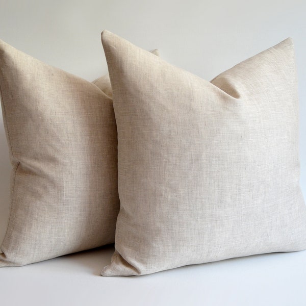 LINEN pillow covers wholesale, CUSTOM linen pillow covers 24x24 22x22 20x20 18x18 16x16 26x26 28x28 30x30 12x18 12x36 Lumbar pillow cover