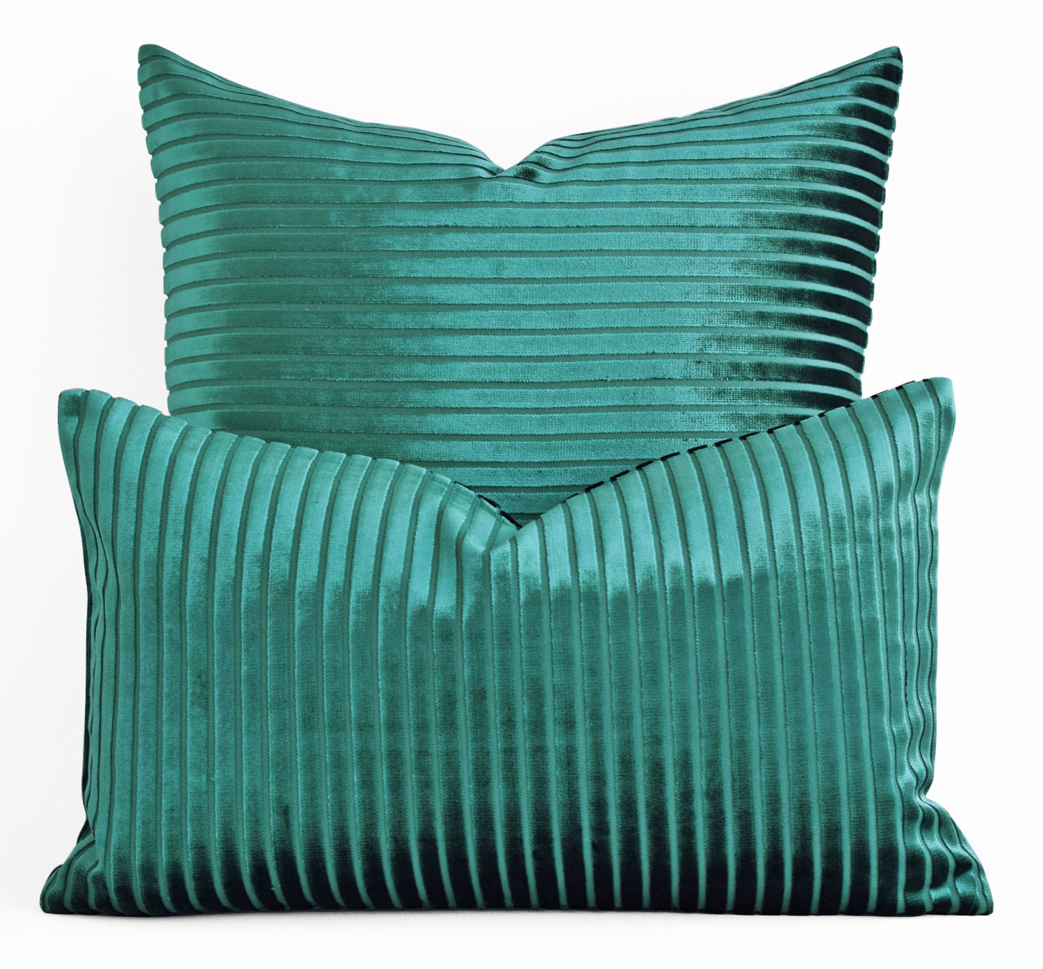 Teal Green Velvet Pillow Cover Decorative Pillow Etsy