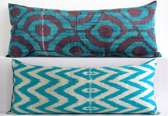 Long Lumbar Pillow Bolster Pillow Lumbar Pillow Cover Extra Etsy