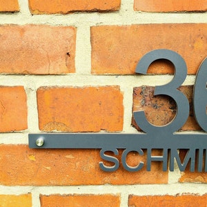 House number House number sign House number modern Address sign Personalized