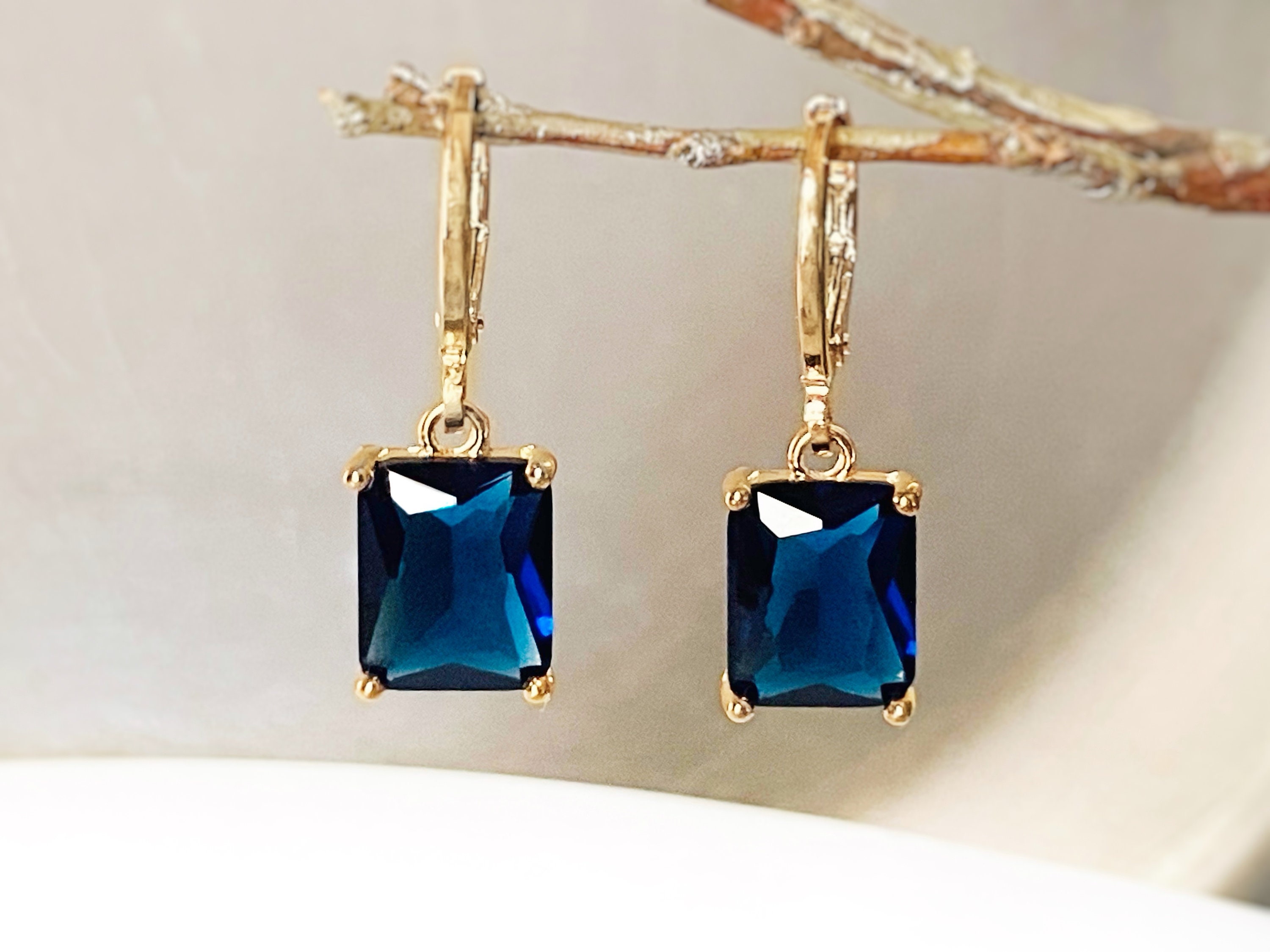 September Birthstone Earrings - Etsy