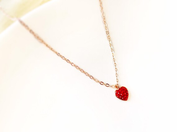 Druzy heart best sale necklace