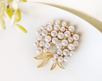 Pearl Brooch Pins of Woman Temperament Wedding Party Craft for Women Gift Mothers Day Valentines Day