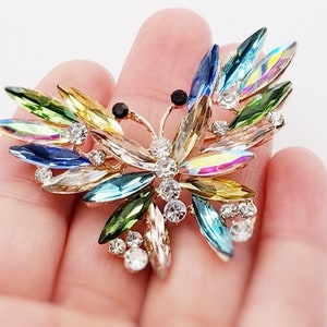 Butterfly Brooch Butterfly Jewelry Butterfly Pin Hat Pins 
