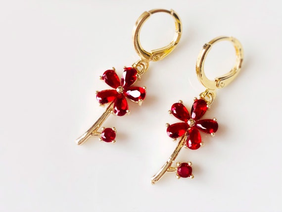 Flower earrings sales set