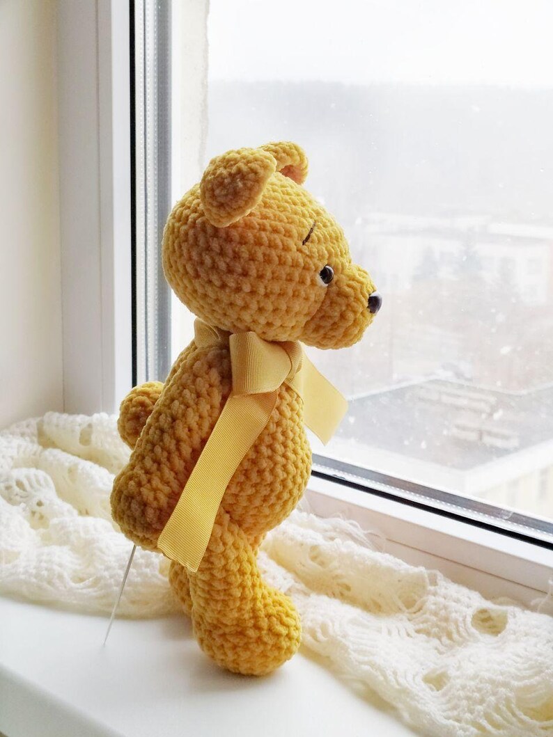 Beginner crochet teddy bear pattern easy bear pattern Etsy