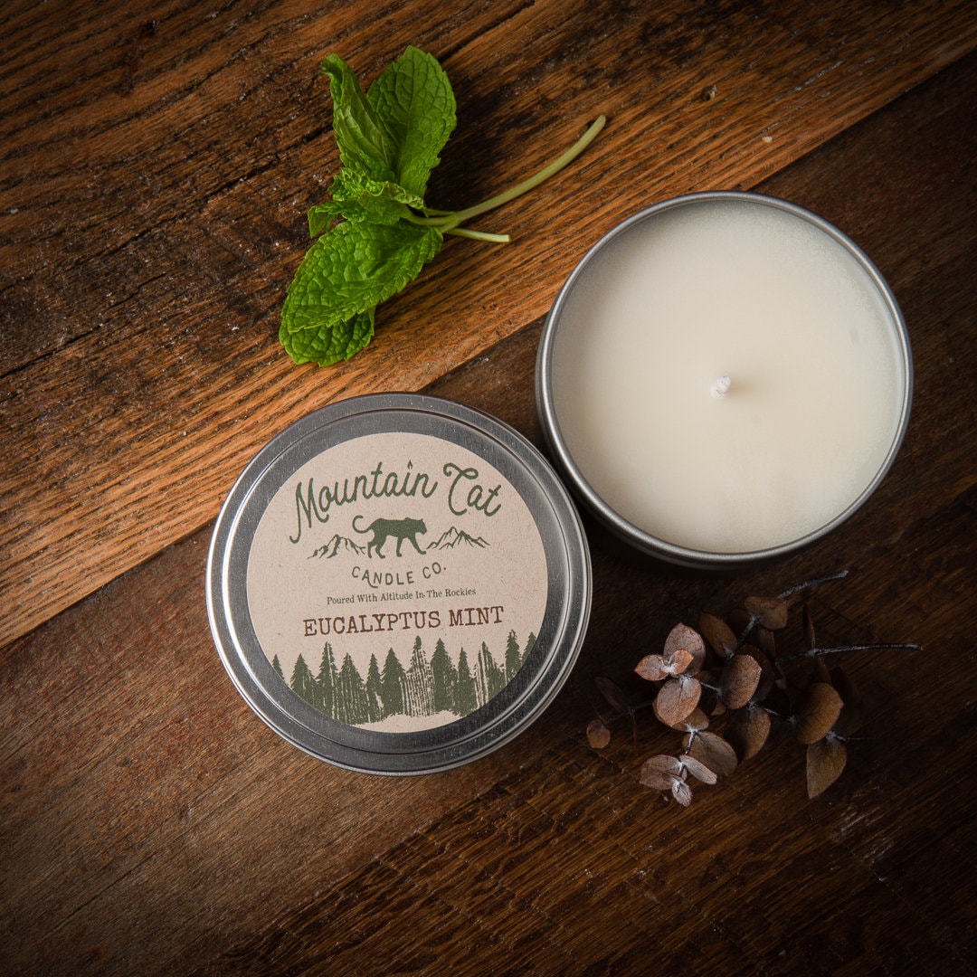 EUCALYPTUS MINT Eucalyptus Scented Candles Handmade Candle Etsy.de