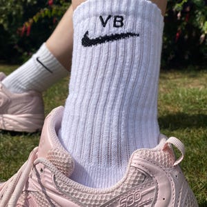 Personalised Nike socks Initials image 3