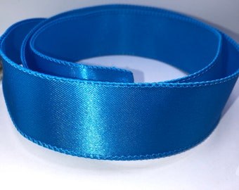 Turquoise Wired Satin Ribbon, 1.5 inch, 50 Yards