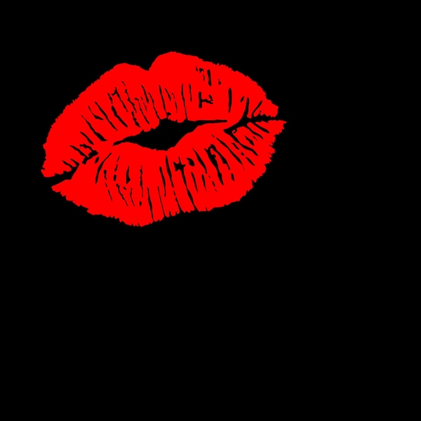 Lips vinyl decal, Car window decal