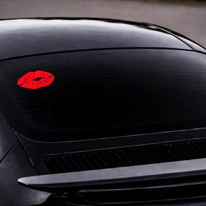 Lippen Vinyl Aufkleber, Autofenster Aufkleber