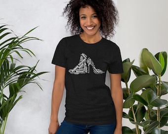 Woman Veteran T-Shirt, Combat Boot High Heel Design