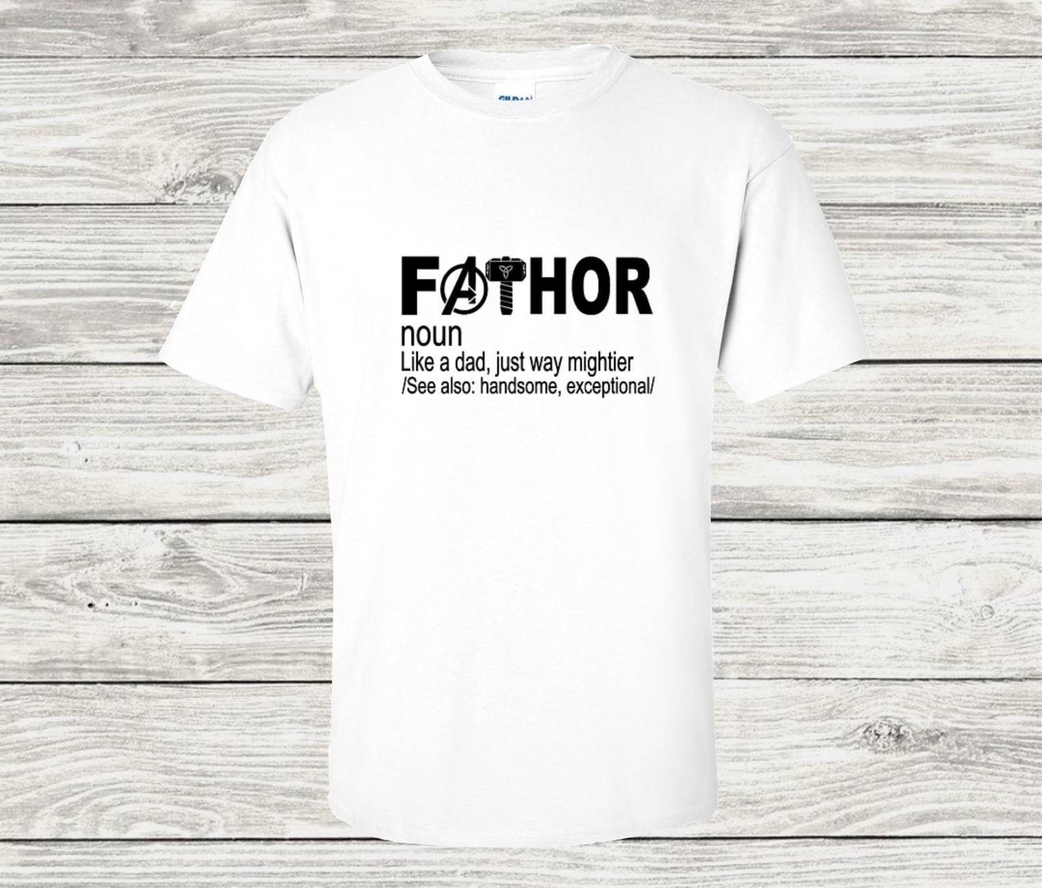 Image of Fathor Tshirt || Dad/Daddy/Gift White S - Xxl