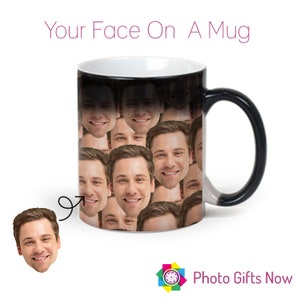 Personalised 11oz Multiple Face Mash Mug, Photo Mug, Face on Cup, Unique Funny Gift Idea Perfect Gift Christmas Gift Secret Santa Gift