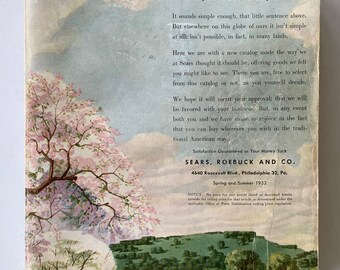 Original Sears, Roebuck and Co Catalog #204 Spring/Summer 1952