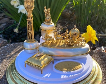 Cinderella’s Magical Night Robert Olszewski Miniature Display Gold/Silver