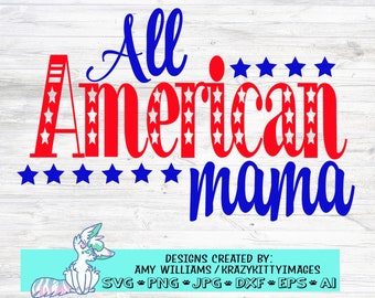 Download American Mama Svg Etsy