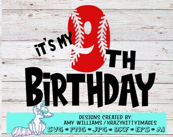 Download Baseball Birthday Svg Etsy