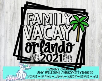 Free Free 161 Florida Family Vacation 2021 Svg SVG PNG EPS DXF File