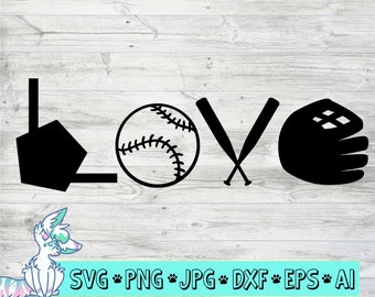 Free Free 235 Love Baseball Svg SVG PNG EPS DXF File