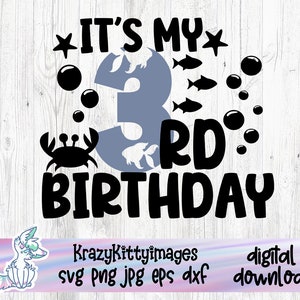 Svg 3e anniversaire, troisième anniversaire svg, svg anniversaire océan, anniversaire svg, svg troisième anniversaire, svg 3e anniversaire, 3e anniversaire garçon svg, png