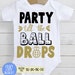 Hundehalstuch „Party Til The Ball Drops“ – Neujahrsmotiv, Gold Auf Schwarz, Größe One Size