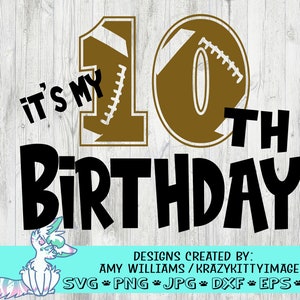 Jungen 10. Geburtstag svg, Jungen Fußball Geburtstag svg, zwei Ziffern svg, Jungen Geburtstag svg, Fußballzahlen svg, Sport Geburtstag svg, png