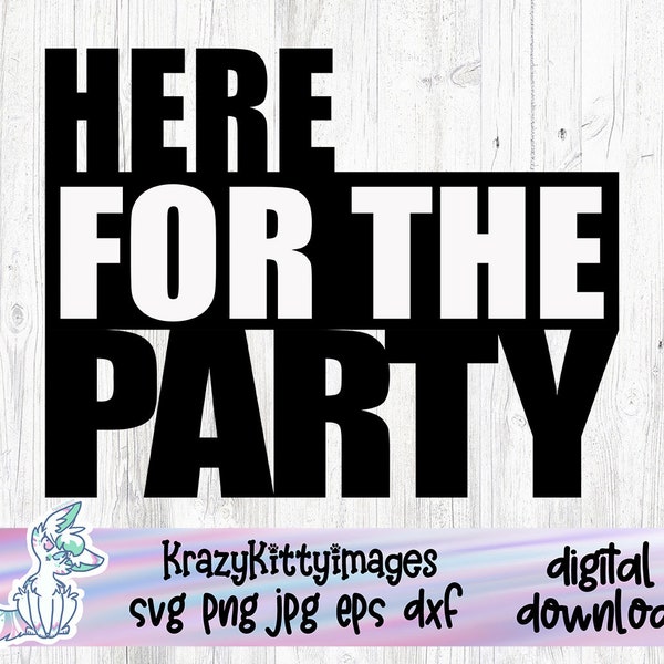 here for the party svg file, birthday boy svg, family birthday shirts svg, matching party svg, print and cut file, sublimation png