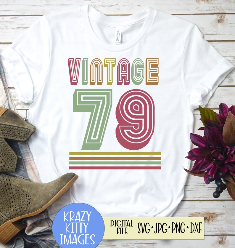 Download 40th Birthday 40 Years Old Vintage 79 1979 40th Birthday Svg Over The Hill Instant Download Files Dxf Eps Commercial Use Svg Cut Files Clip Art Art Collectibles 330 Co Il