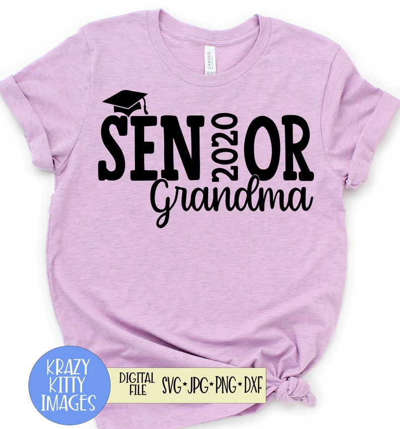 Senior 2020 Grandma Svg Family Graduation 2020 Svg Proud ...
