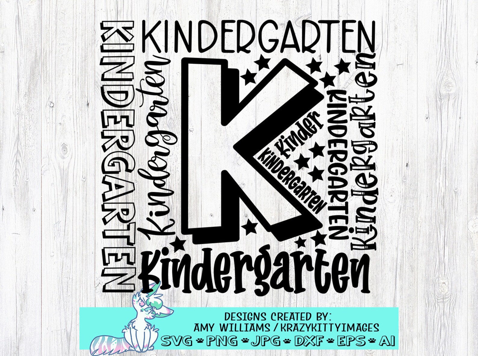 First Day of Kindergarten Svg Cut File for Kids Girls 1st Day - Etsy