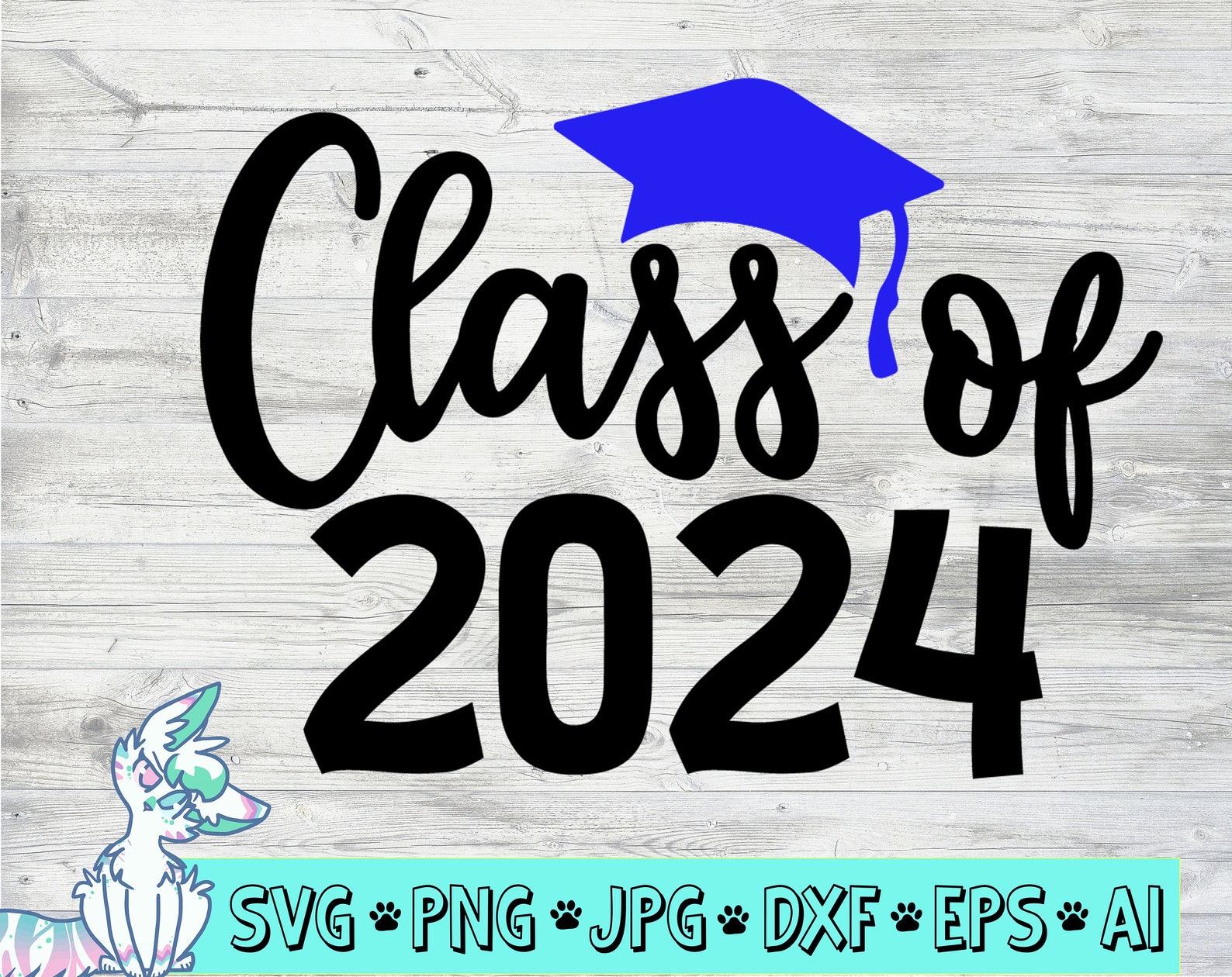 Clase de 2024 Svg Diseño de Camisa Graduación Svg 8o grado Etsy España