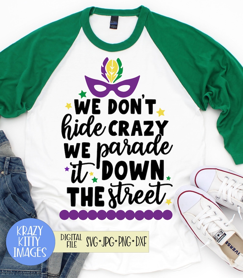 mardi gras tee shirt printing