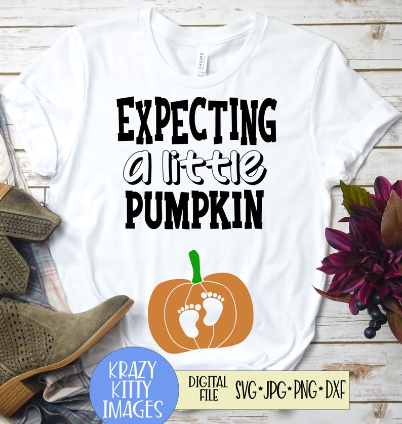 Download Halloween Pregnancy announcement svg Expecting a little | Etsy