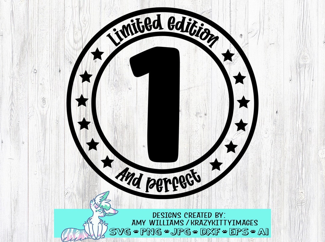 Number 1 Birthday Svg, One Svg, One Year Old Svg, First Birthday Svg, 1