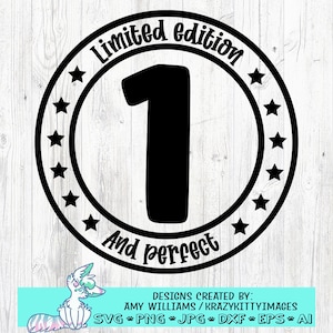 Numéro 1, anniversaire svg, un svg, svg de un an, premier anniversaire Svg, 1 svg, anniversaire fille, anniversaire garçon, png, jpg, dxf, téléchargement immédiat