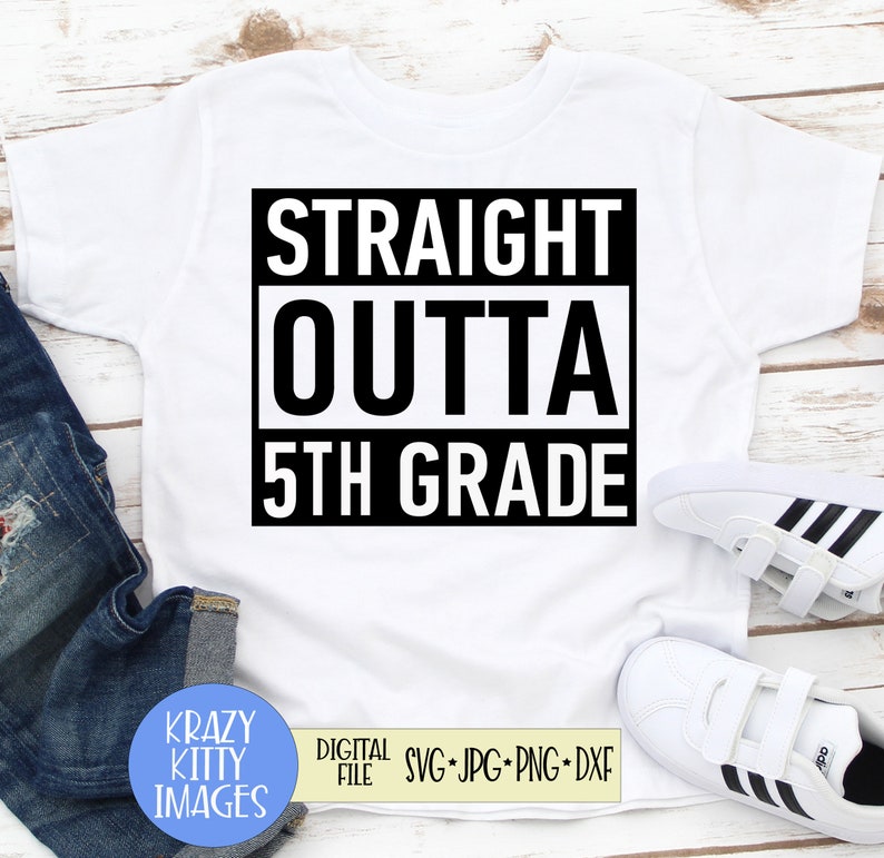 Happy Last Day Of School School Graduation Svg Teacher Svg Png Straight Outta 5th Grade Svg Straight Outta End Of School Svg Svg File Clip Art Art Collectibles Aabenthus Cbs Dk