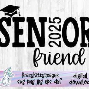 Irmã Sênior 2023 Svg, Irmã Orgulhosa Svg, Graduação em Família Svg, Classe de 2023 Svg, Png, Jpg, Eps, Dxf, Download Digital